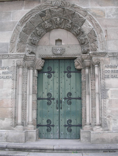 Medieval Church Doors by Ann Waller